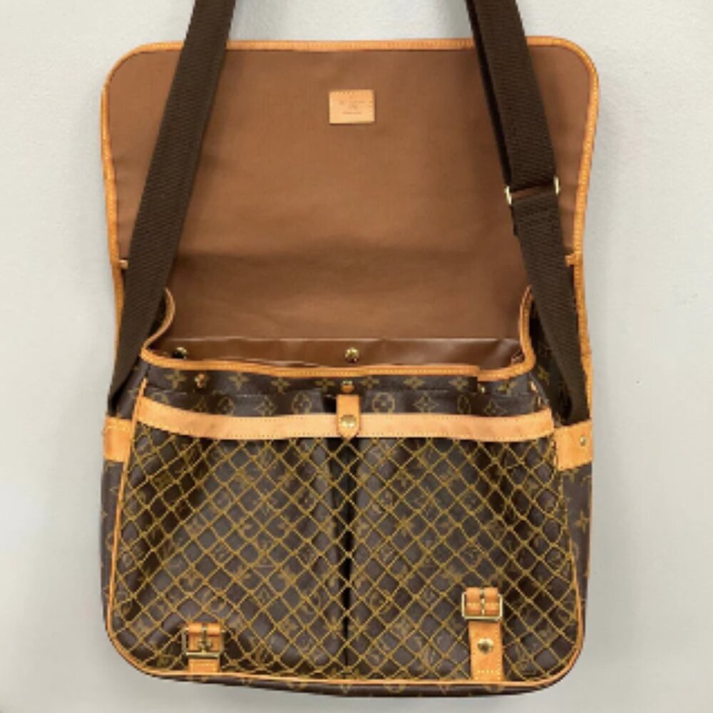 RARE Louis Vuitton Monogram Congo GM Messenger Tan Womens Designer Bag Purses - Picture 2 of 12